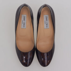 Sapato Jimmy Choo Verniz Tartaruga Tam. 38,5