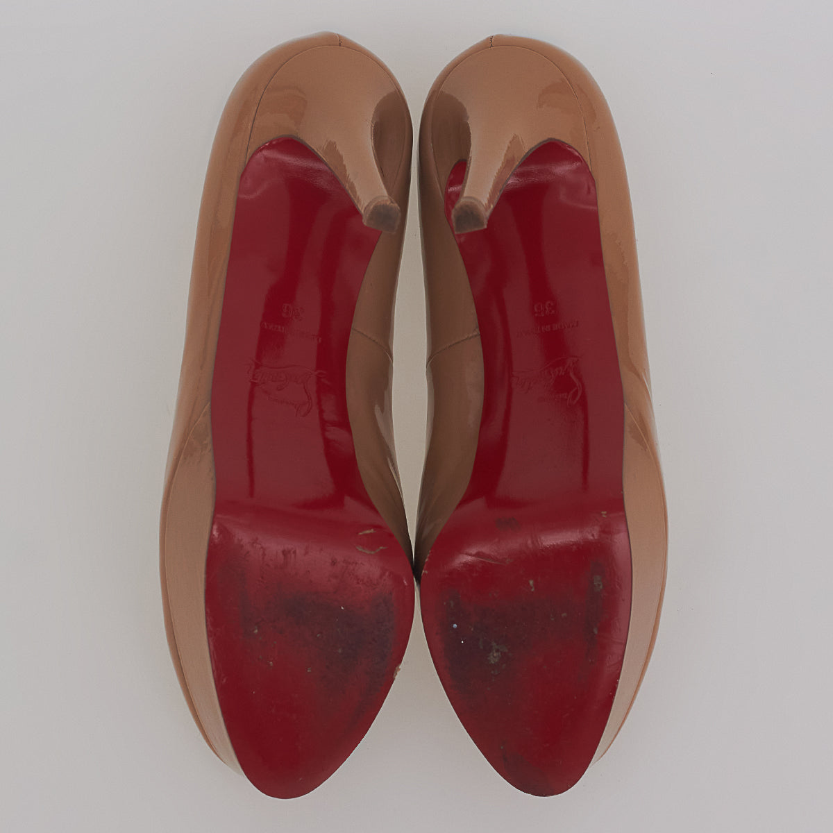 Sapato Christian Louboutin Bianca Nude Tam. 36