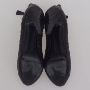 Bota Chanel Matelassê Preta Tam. 38,5