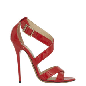 Sandália Jimmy Choo Verniz Coral. Tam. 36,5