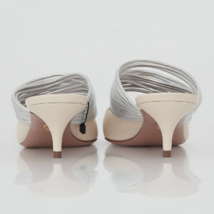 Mule Aquazzura Couro Nude Tam. 37
