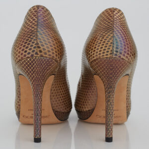 Sapato Jimmy Choo Couro Metalizado Tam. 36
