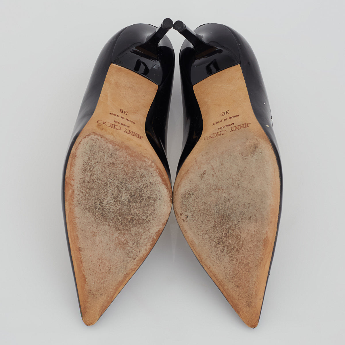 Scarpin Jimmy Choo Verniz Preto Tam. 36