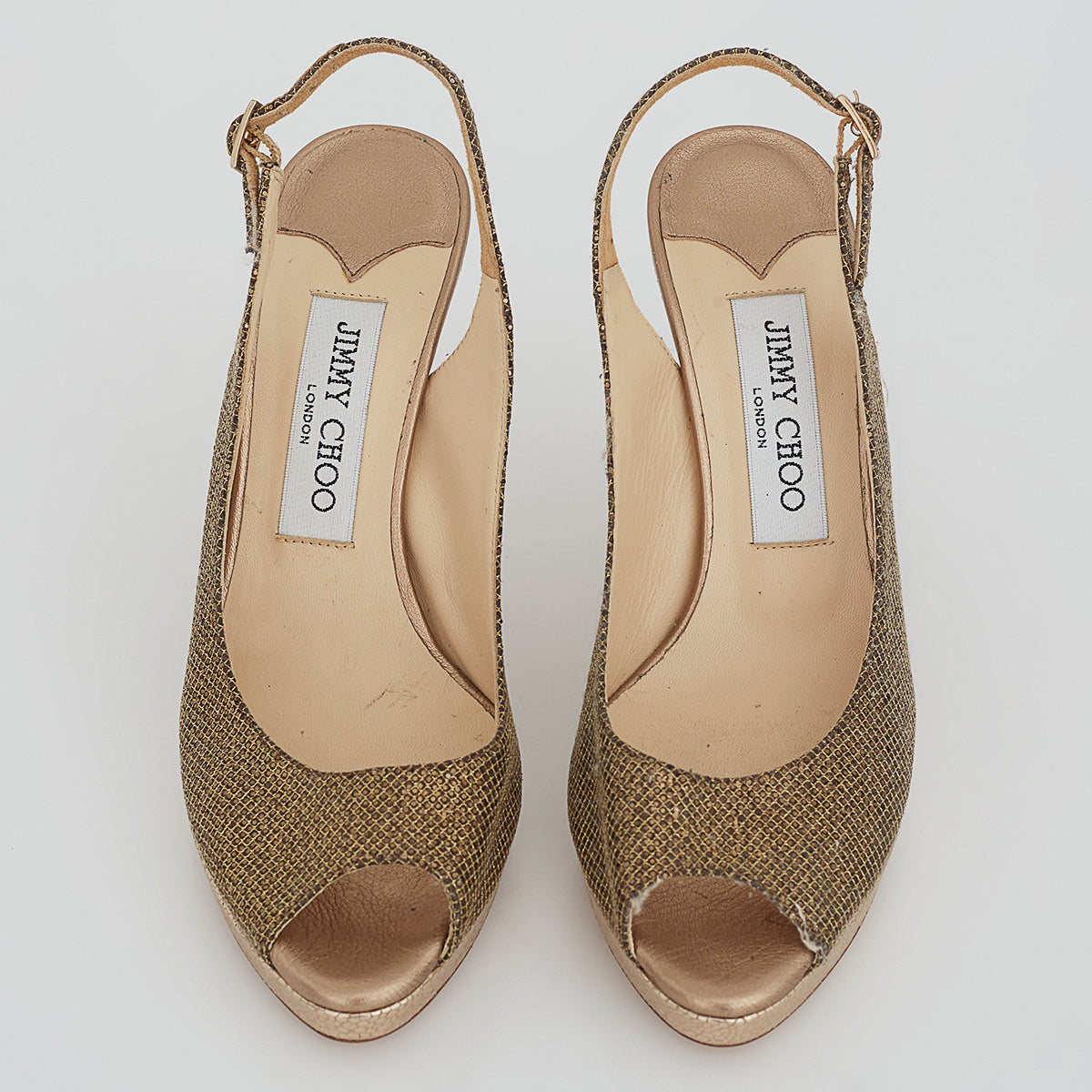 Peep Toe Jimmy Choo Brilhos Tam. 36