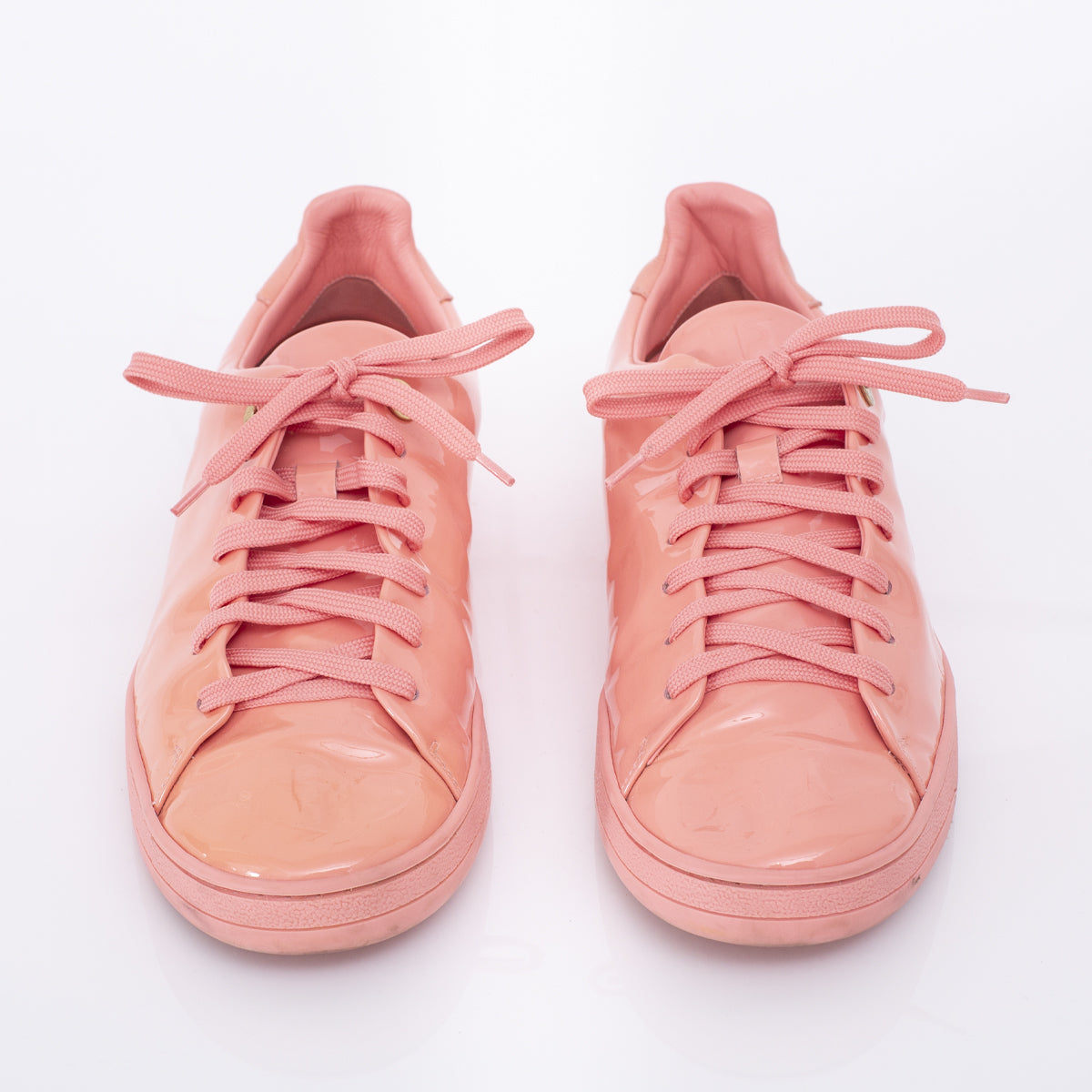 Tênis Louis Vuitton Verniz Rosa Tam. 40