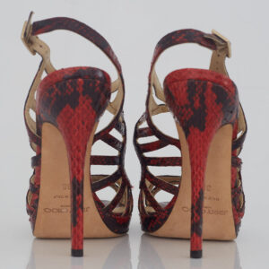 Sandália Jimmy Choo Couro Bicolor Tam. 38
