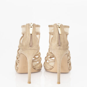 Sandália Gianvito Rossi Ankle Bot Dourada tam. 38,5