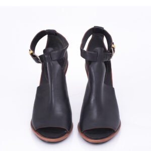 Sandália Balenciaga Preto com Detalhe Marrom tam. 40