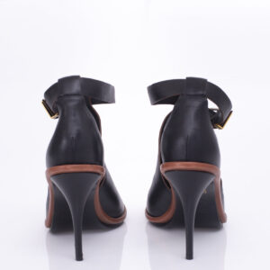 Sandália Balenciaga Preto com Detalhe Marrom tam. 40