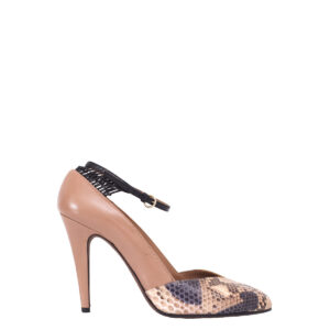 Scarpin Valentino Phytton e Bege Tam. 39,5