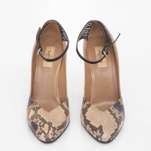Scarpin Valentino Phytton e Bege Tam. 39,5