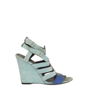 Sandália Balenciaga Turquesa Tam. 40,5
