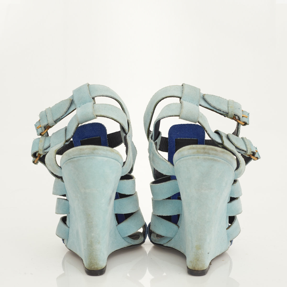 Sandália Balenciaga Turquesa Tam. 40,5
