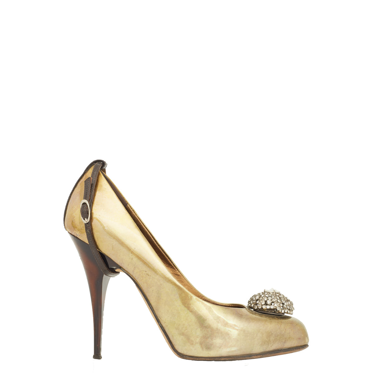 Sapato Giuseppe Zanotti Dourado Metalizado Tam. 38