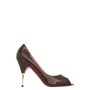 Peep Toe ChristianLouboutin Verniz Tam.38,5