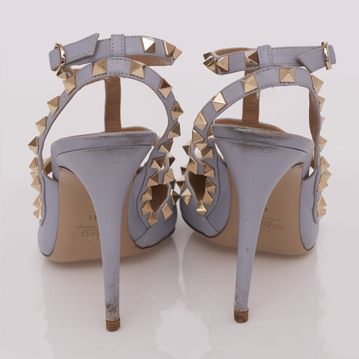 Sapato Valentino Rockstud Azul Tam 41.