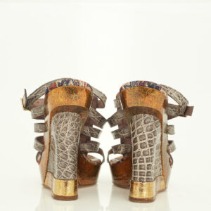 Sandália Missoni Couro Verde Tam. 37