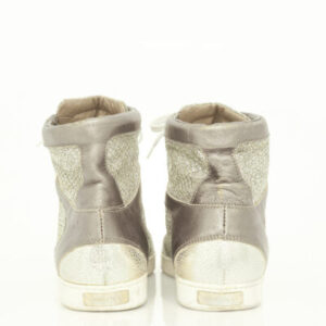Tênis Jimmy Choo com Glitter Dourado Tam. 36,5 Br