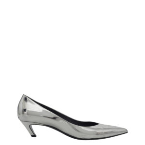 Scarpin Balenciaga Slash Prata Tam. 40
