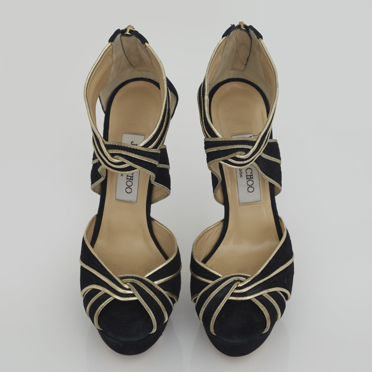 Sandália Jimmy Choo Camurça Tam. 38