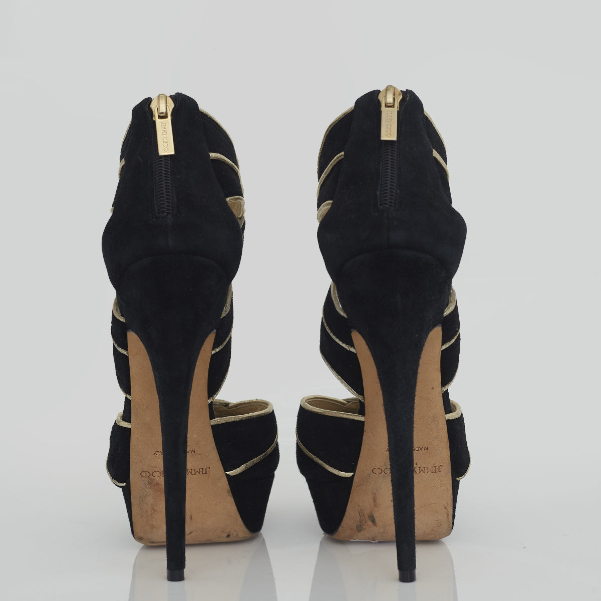 Sandália Jimmy Choo Camurça Tam. 38