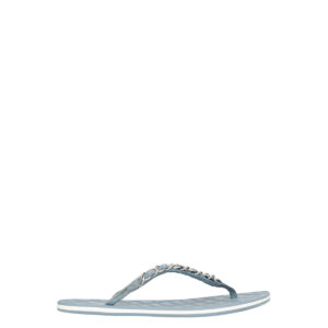 Rasteirinha Chanel Azul Tam. 38,5