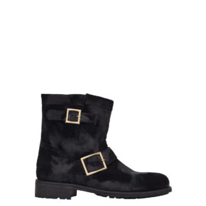 Bota Jimmy Choo Preta Cano Baixo Tam. 38