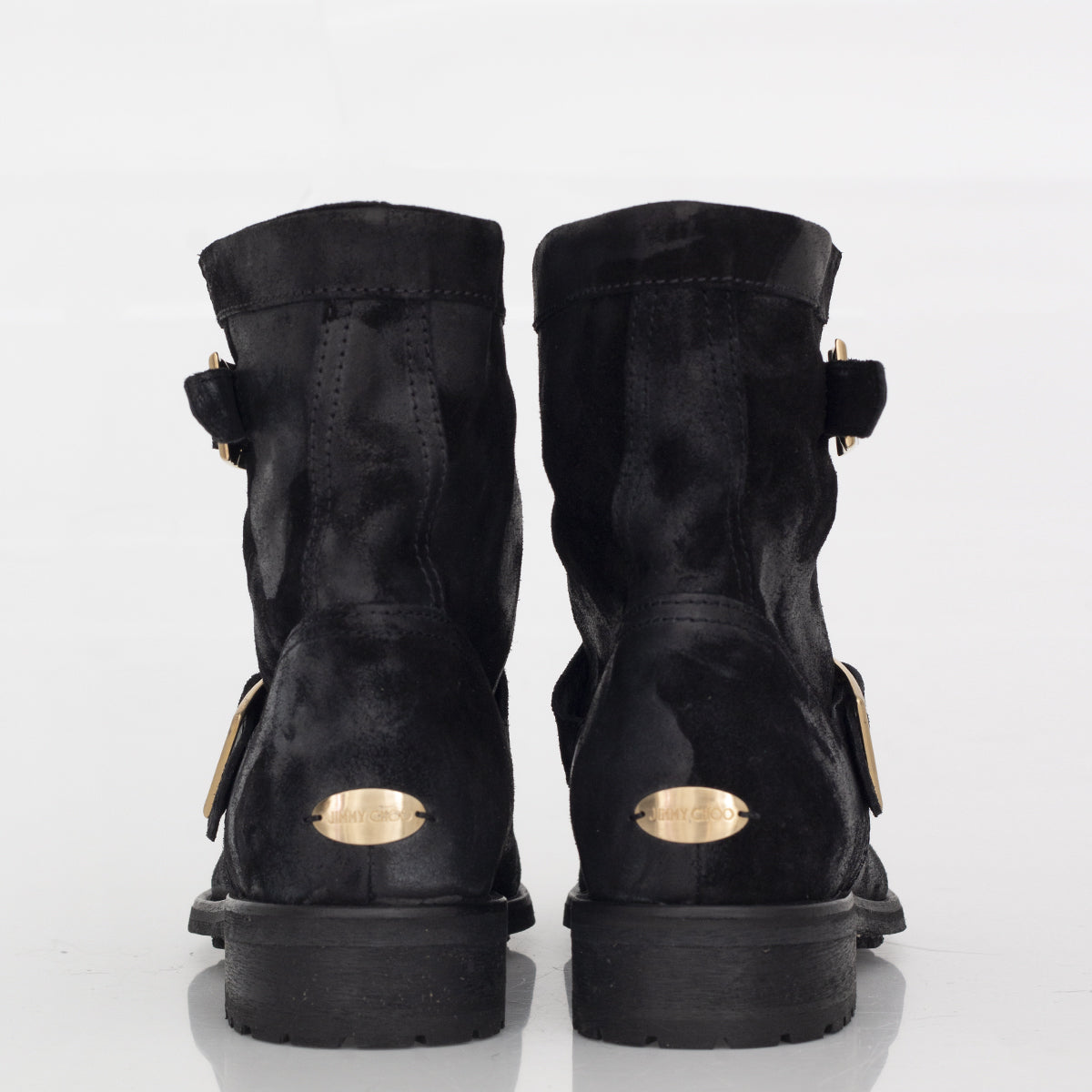 Bota Jimmy Choo Preta Cano Baixo Tam. 38
