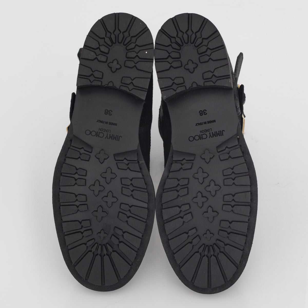 Bota Jimmy Choo Preta Cano Baixo Tam. 38