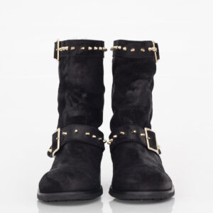 Bota Jimmy Choo Texturizada Preta Tam. 38