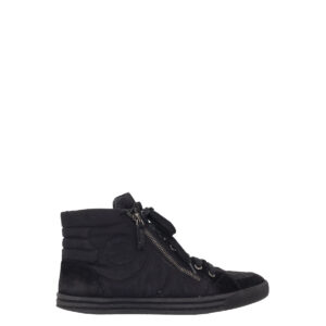Tênis Chanel Preto Cano Alto Tam. 38