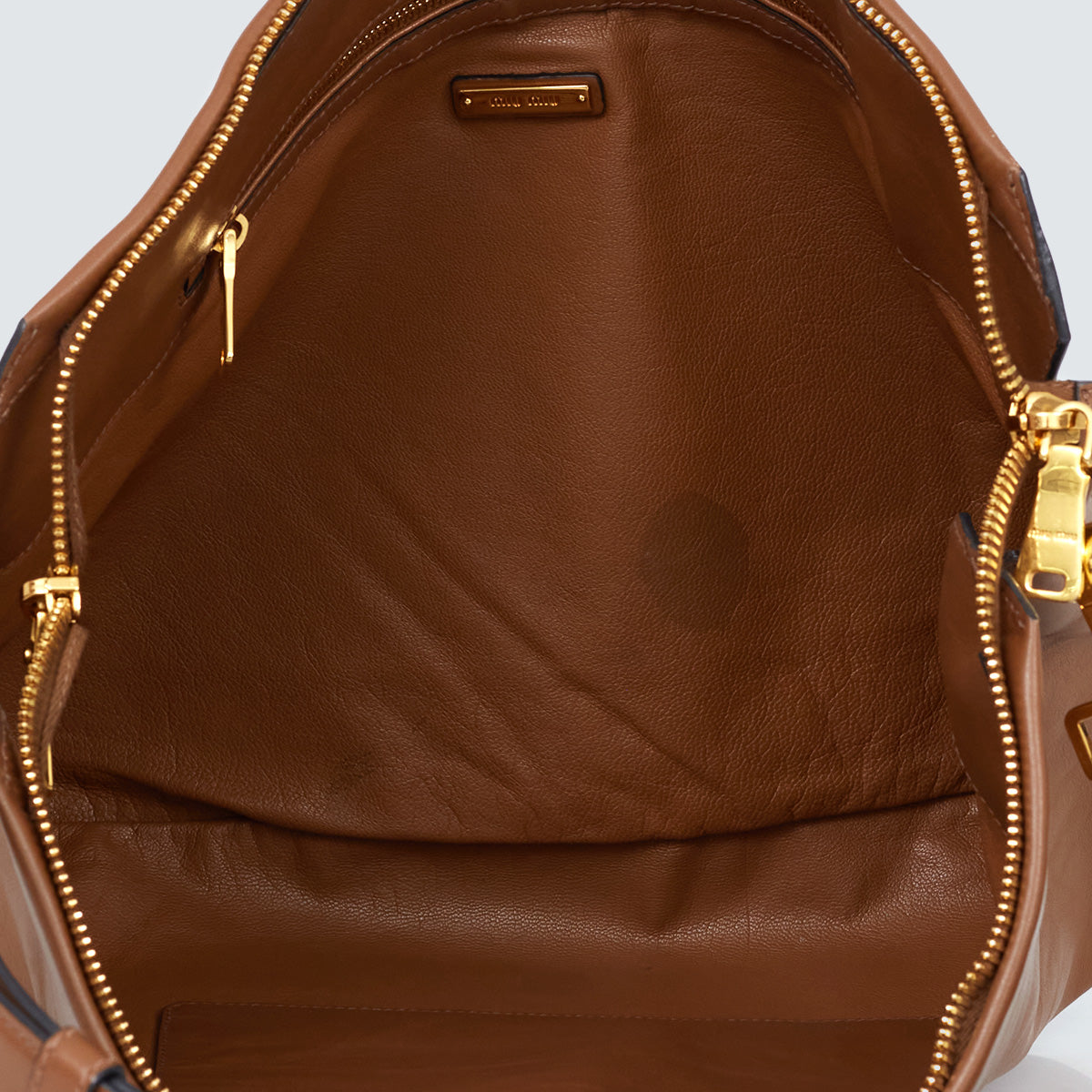 Bolsa Miu Miu Tote Caramelo