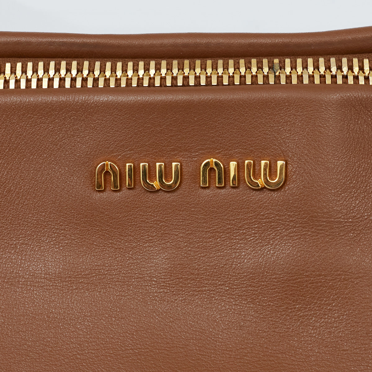 Bolsa Miu Miu Tote Caramelo