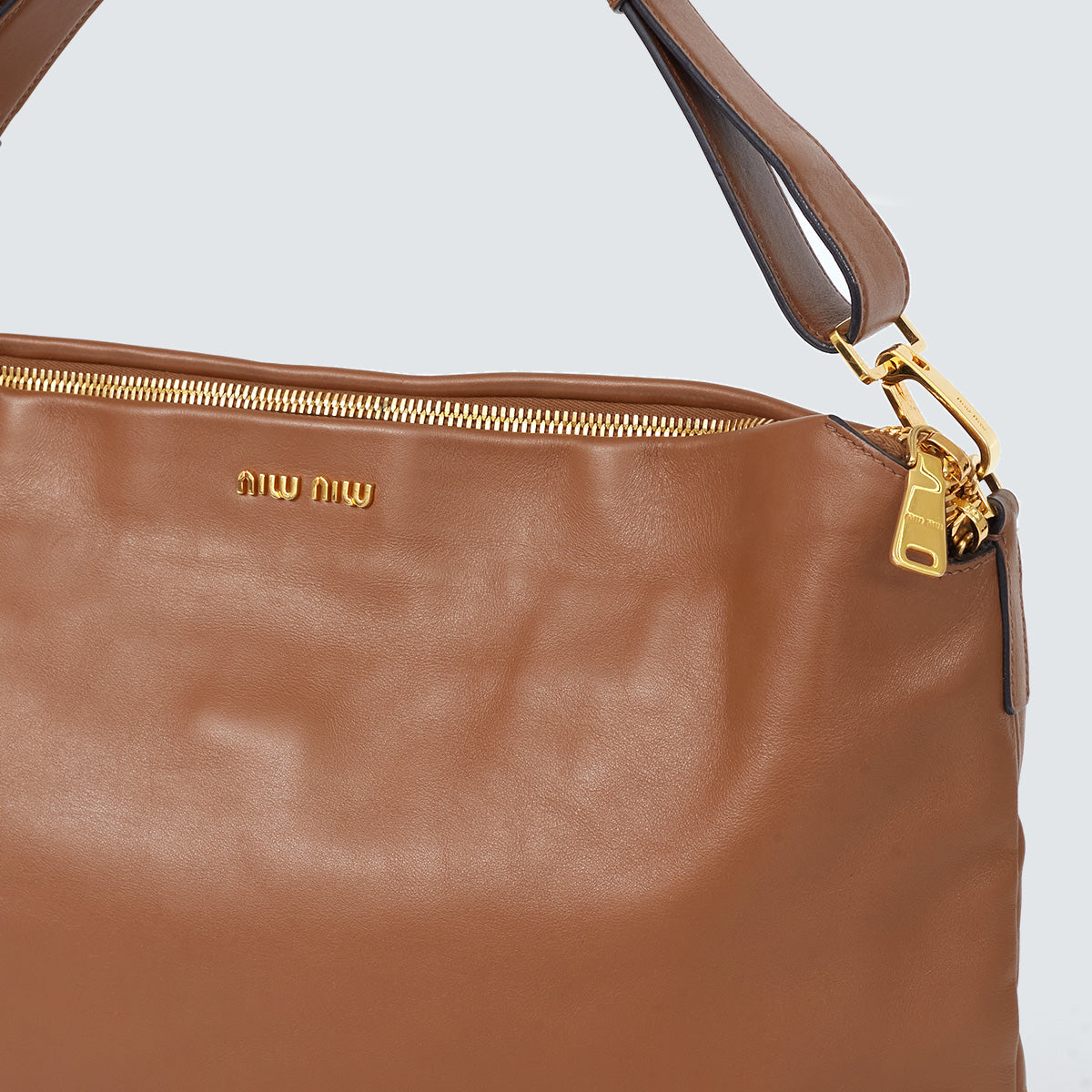 Bolsa Miu Miu Tote Caramelo