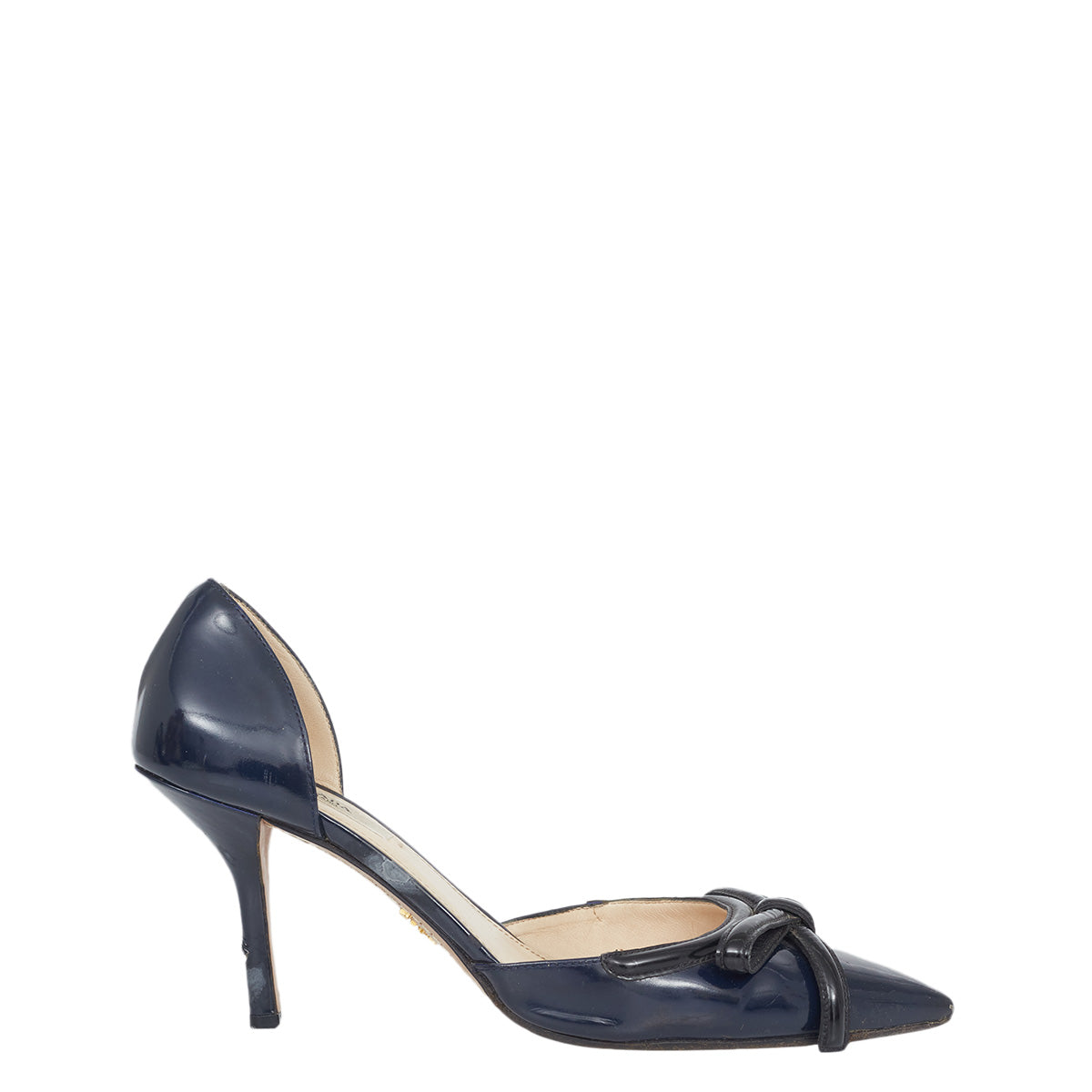 Scarpin Prada Azul Marinho Tam. 35 Br