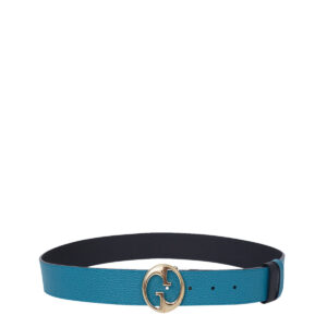Cinto Gucci GG Azul