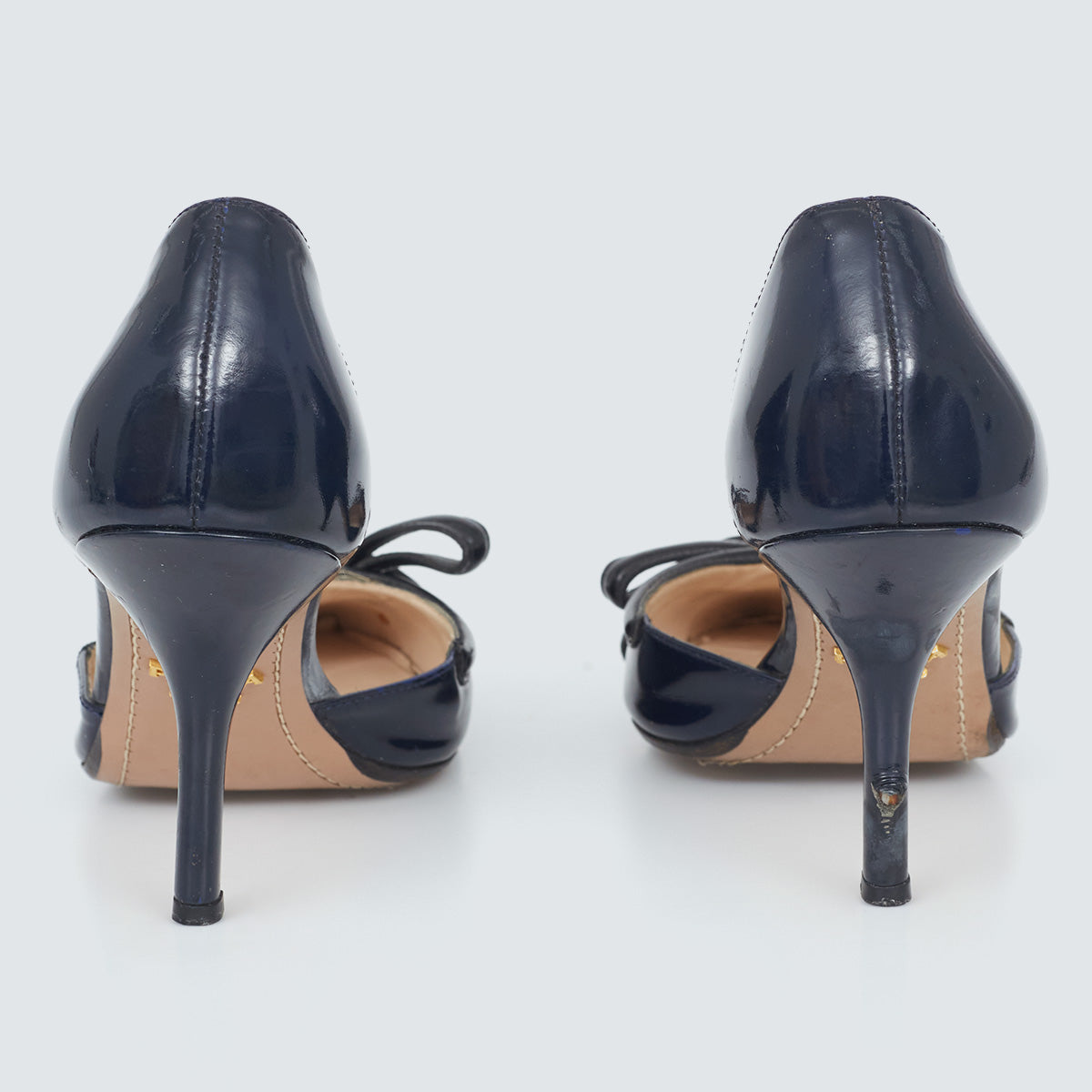 Scarpin Prada Azul Marinho Tam. 35 Br
