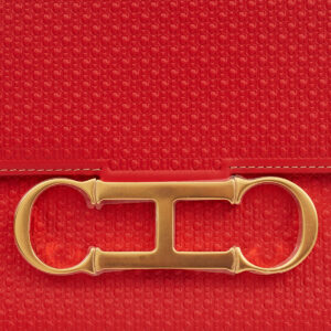 Bolsa Carolina Herrera Initials Vermelha