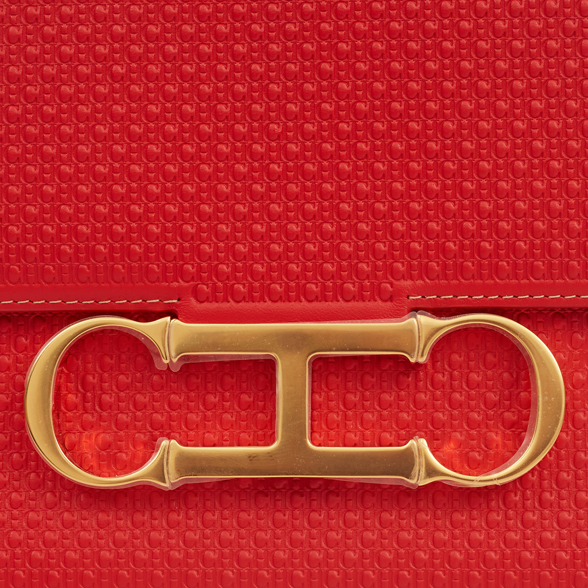 Bolsa Carolina Herrera Initials Vermelha