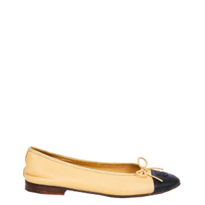 Sapatilha Chanel Bege Tam. 35,5 Br
