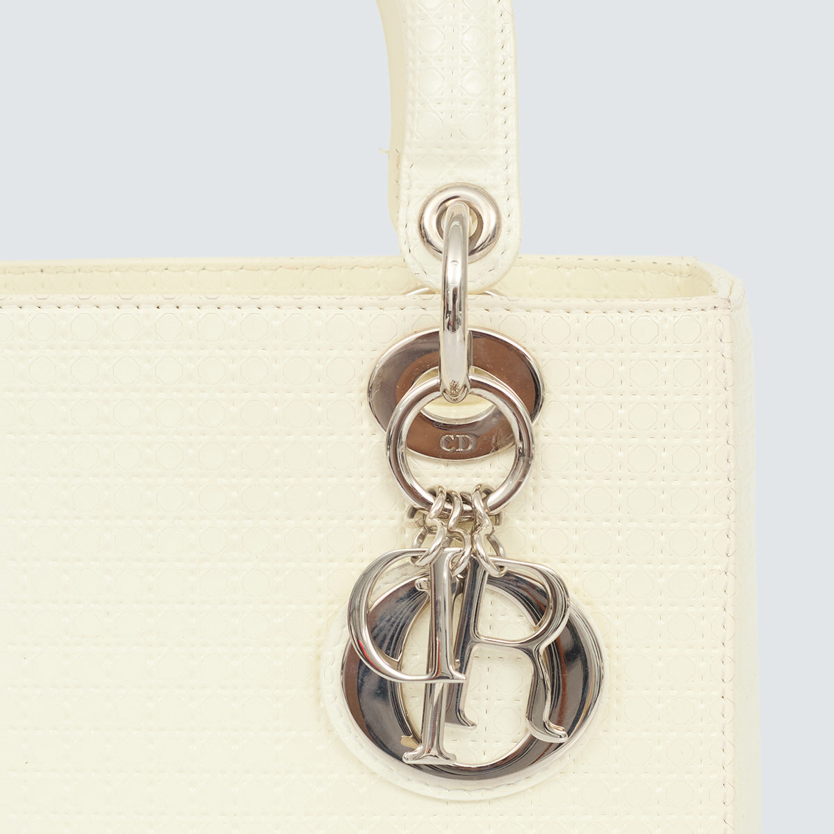 Bolsa Christian Dior Lady Dior Branca