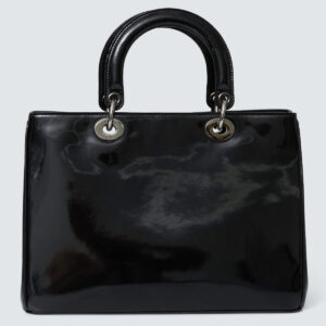 Bolsa Lady Dior Preta Verniz
