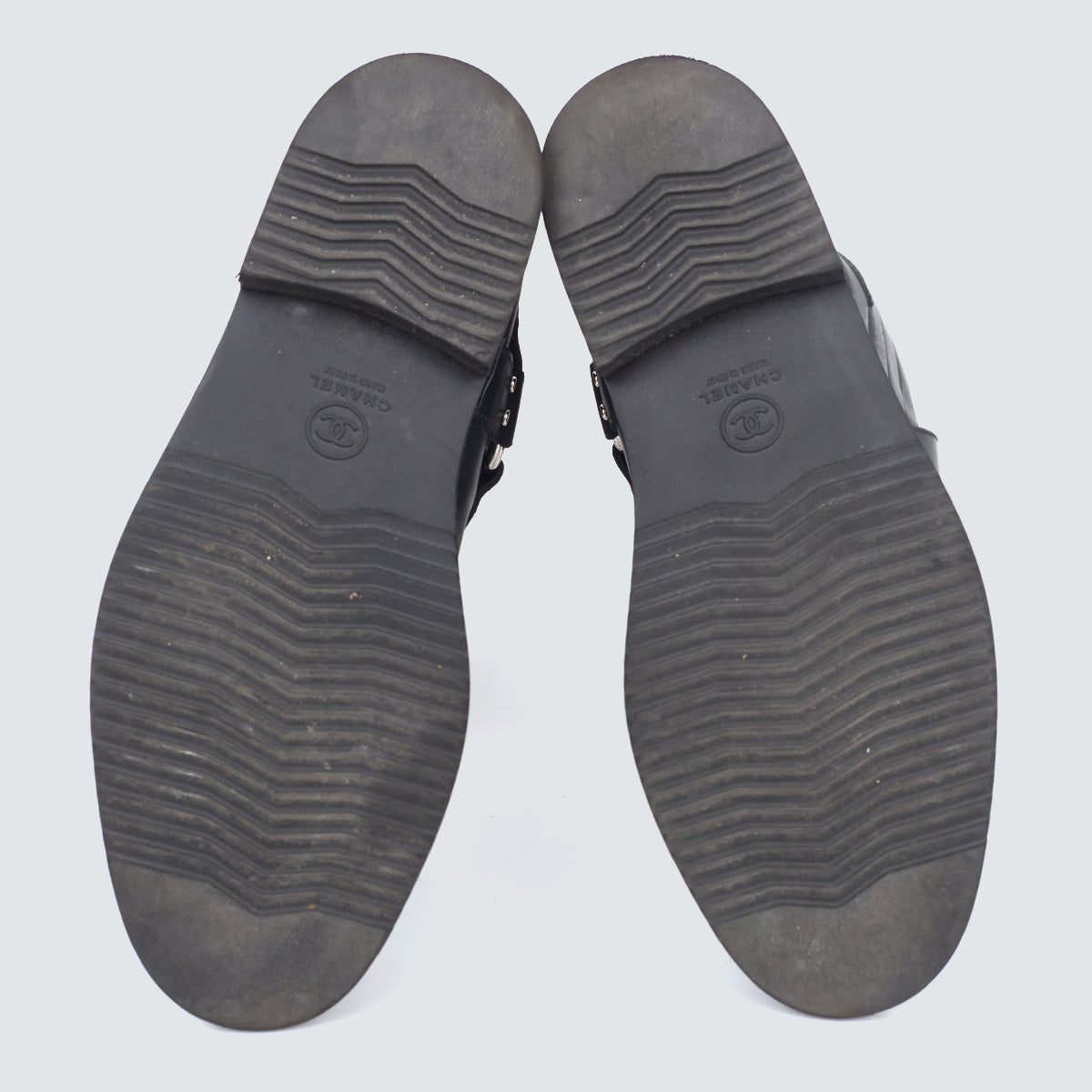 Bota Chanel Preta Tam. 38 Br