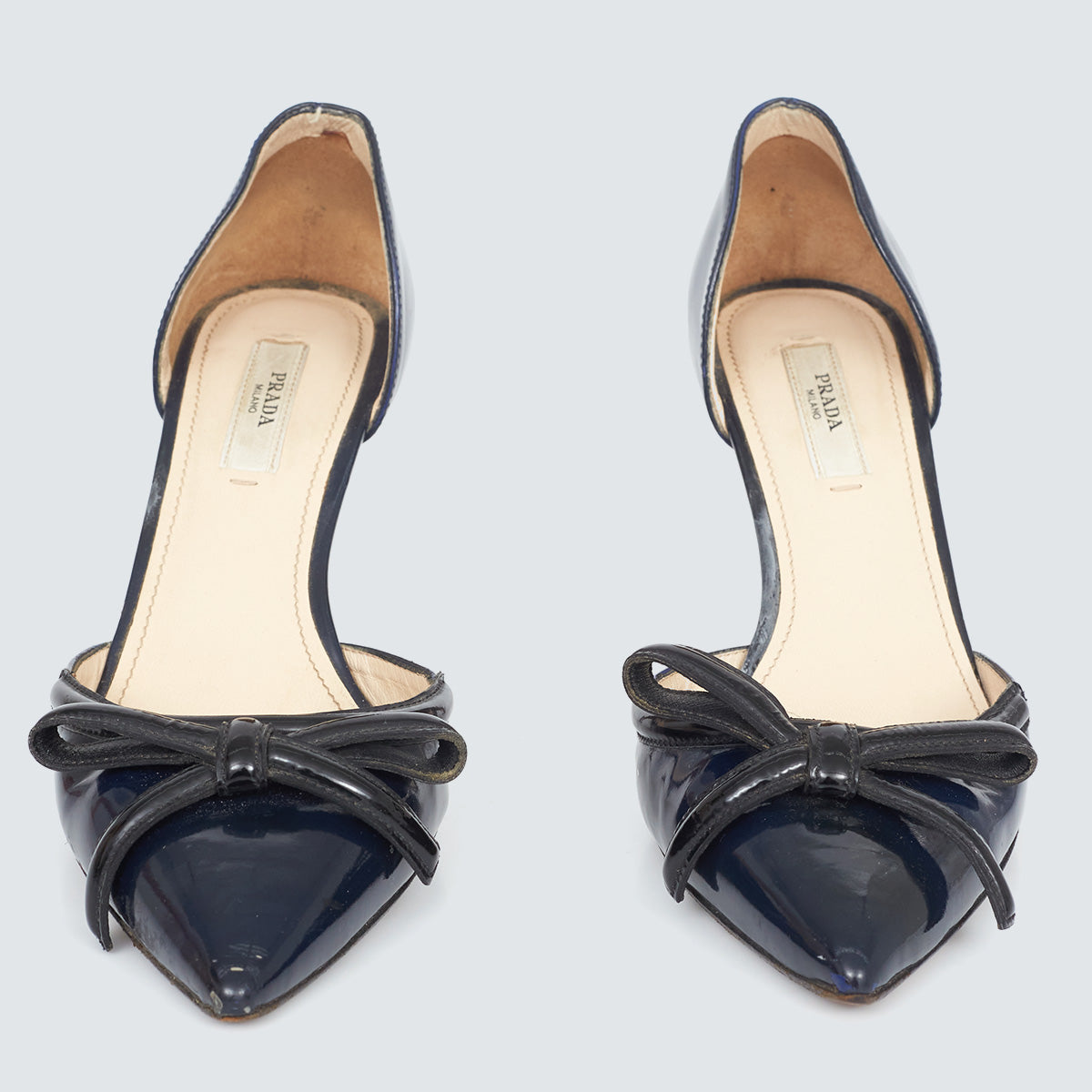 Scarpin Prada Azul Marinho Tam. 35 Br