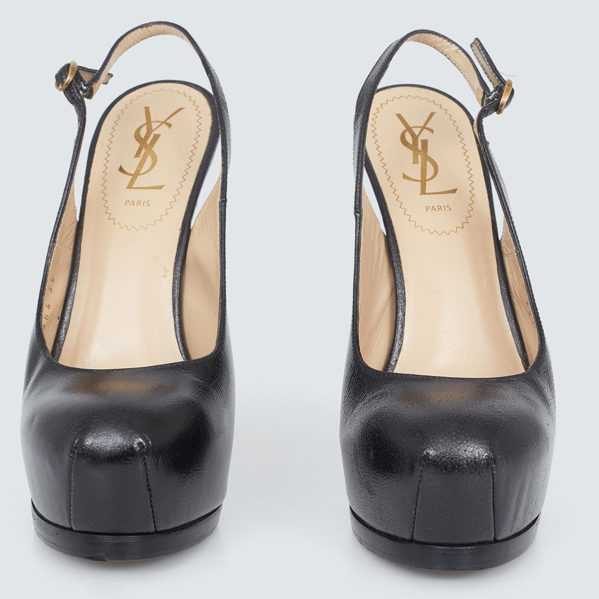 ⁠Sapato Saint Laurent Preto Tam. 34 Br