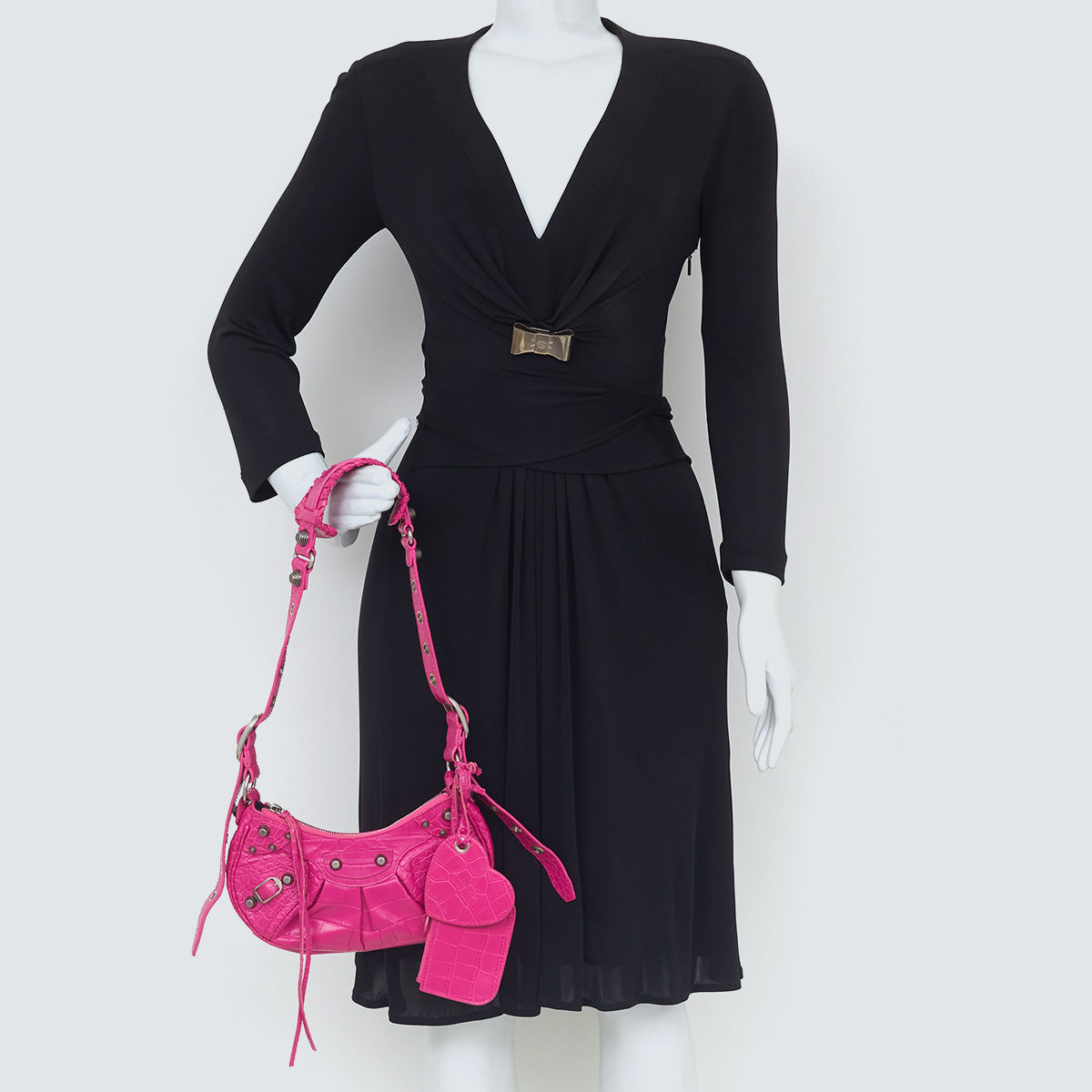 Bolsa Balenciaga Le Cagole XS Pink