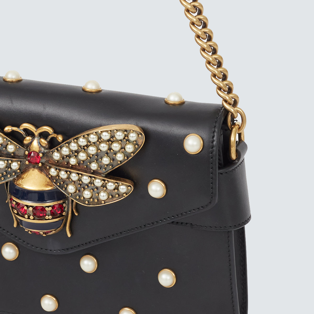 Bolsa Gucci Broadway Pearly Bee