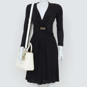 Bolsa Christian Dior Lady Dior Branca