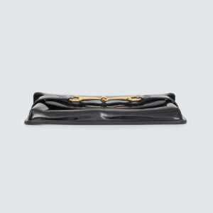 Clutch Gucci Preta Horsebit