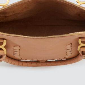 Bolsa Chloé Marcie Leather Tote Women Nude